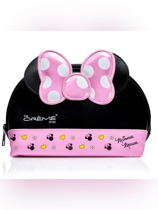 Disney Handbags - The Creme Shop x Disney Minnie Mouse Limited Edition Pink Cosmetic/Makeup Bag